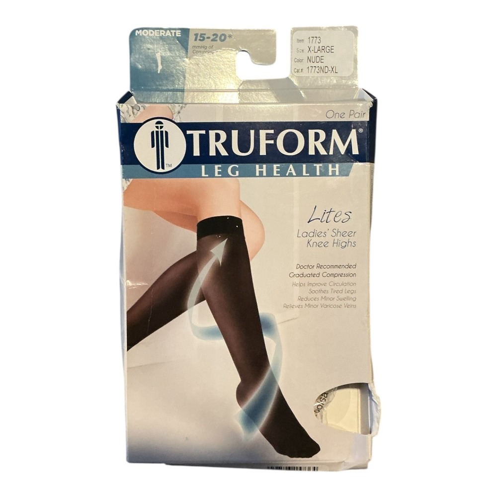Truform - Lites Sheer Knee Highs (15-20 mmHg) - Compression XL‎